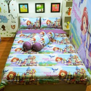 -1 Quilt 180cm width x 200cm length Girls bedding set Sofia Princess