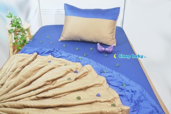 Bedding set premium plain silk S17