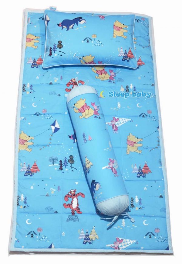 School Nap Time Quilted Mat Set Disney Pooh