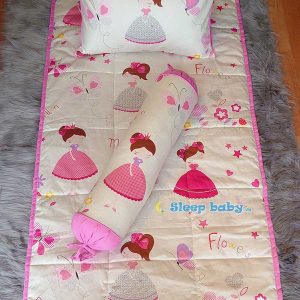 School Nap Time Quilted Mat Set White Magic Angel